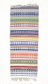 Swedish handwoven wool carpet.