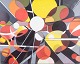 French artist, oil on canvas, "Cosmos Imaginaire".