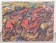Holger Dall (1903–1986) ,oil on canvas, listed Danish ...