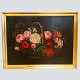 I. L. Jensen's School; Oil Painting with Flowers in a ...