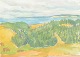 Alexander Klingspor, watercolour.