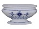 Blue Fluted PlainRare salt jar on stand