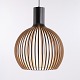 Osted Antik & Design präsentiert: Seppo Koho Octo 4240 Pendelleuchte aus Birke Schwarzem Laminat oder ...