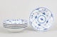 Royal Copenhagen Blue Fluted Half Lace, set of five ...