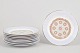 Set of nine Aluminia Porcelain Plates.