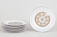 Set of Eight Aluminia Porcelain Plates.