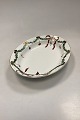Royal Copenhagen Star Fluted Christmas Oval Dish No. 376