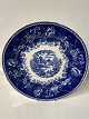 Arabia, Blue Landscape round dish FaienceDiameter 34 cm.