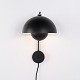 Flowerpot Wandleuchte Modell VP8 in Schwarz von Verner ...