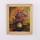 Ölgemälde mit Blumen in einer Vase, 1962