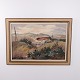 Ölgemälde auf Leinwand mit Hügeliger Landschaft, ...