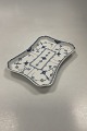 Royal Copenhagen Blue Fluted Half Laced Oblong Tray No 716