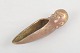 Chinese bronze scoop or tea scoop.