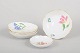 Meissen, set of five small dishes.