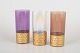Bohemian set of three drinking glasses.
