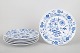 L'Art presents: Meissen Blue Onion, set of six dinner plates.