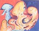 Mogens Balle, colour lithograph, listed Danish visual ...