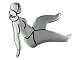 Hanne Kaufmann silverModernist brooch of a female ...