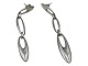 Georg Jensen silverLong Zephyr earrings
