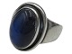 Georg Jensen silverRing with blue labradorite stone ...