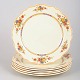 Adams England, set of six lunch plates.