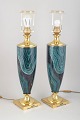 Le Dauphin, set of two table lamps.