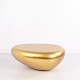 Osted Antik & Design präsentiert: Kare Design Pebble Couchtisch in Goldfarbener Ausführung