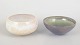 Lotte Glob, pair of bowls.