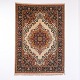 Kashan Orientteppich mit Medaillon und Blumenmuster 225 ...