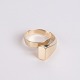 Ole Lynggaard Ring aus 14 Karat Gold mit quadratischer ...