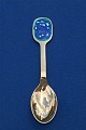 Antikkram präsentiert: Michelsen Weihnachtslöffel 1987 aus dänisch vergoldet Sterlingsilber