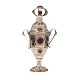 Aabenraa Antikvitetshandel präsentiert: Riechdose aus Silber von R. D. Dethlefsen, Sonderborg, um 1830. H: 12,5cm