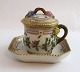 Royal Copenhagen. Flora Danica. Cremetasse m. Untersatz. ...