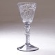 Aabenraa Antikvitetshandel präsentiert: Nøstetangen Chrystal Desert Glas. Norwegen um 1760. H: 14cm