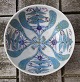 Aluminia Danish faience. Well maintained Tenera bowl No 416-1619 beautifully decorated 