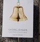 Georg Jensen Denmark Christmas ornaments in gilded brass. Christmas bell from 2016 in original box.