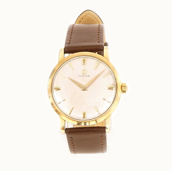 Omega gilt watch
Manual winding
Ref. 14371-1. Cal. 511. Circa 1958. D: 33mm