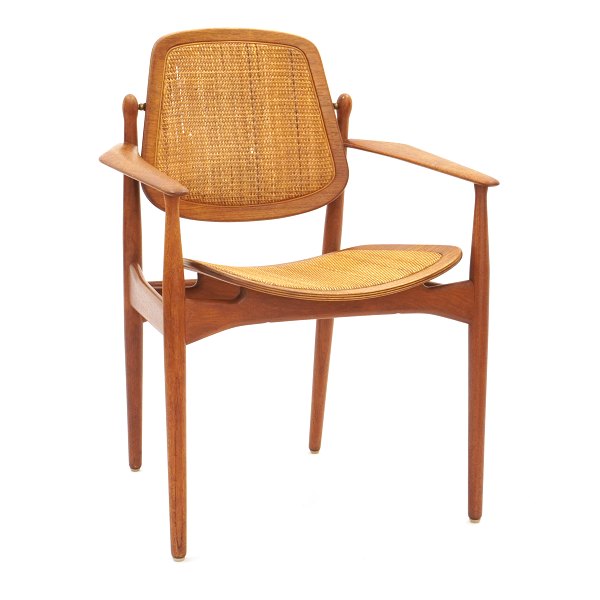 Arne Vodder FD 186 Armstuhl. Teak. Um 1956-57. H: 88cm