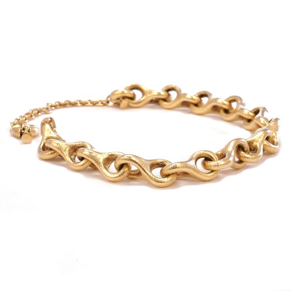 Ole Lynggaard Kopenhagen 14kt Gold Armband. L: 24cm